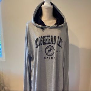 Hooded lightweight sweatshirt